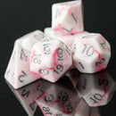 Path of Heroes - 7 Piece Polyhedral Dice Set + Dice Bag - Bea DnD Games