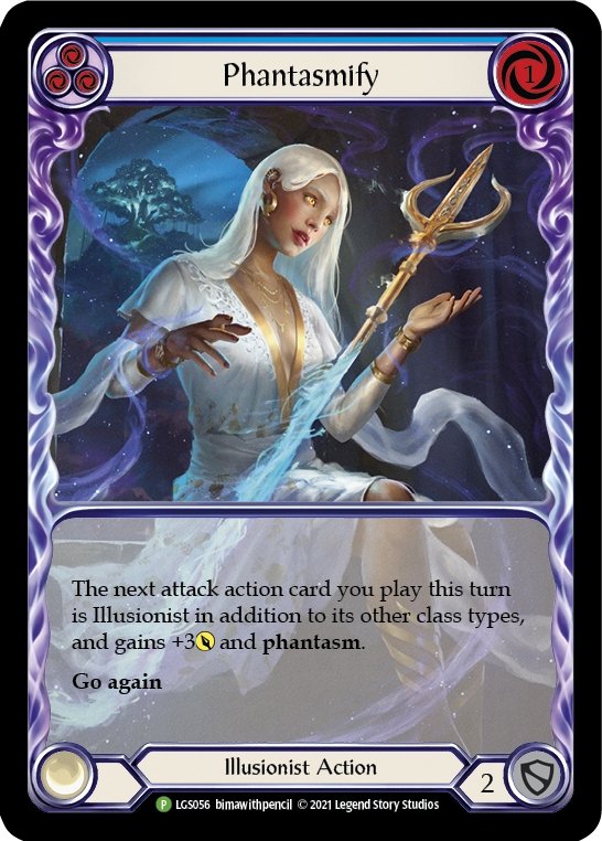 Phantasmify (Blue) [LGS056] (Promo) Rainbow Foil - Bea DnD Games