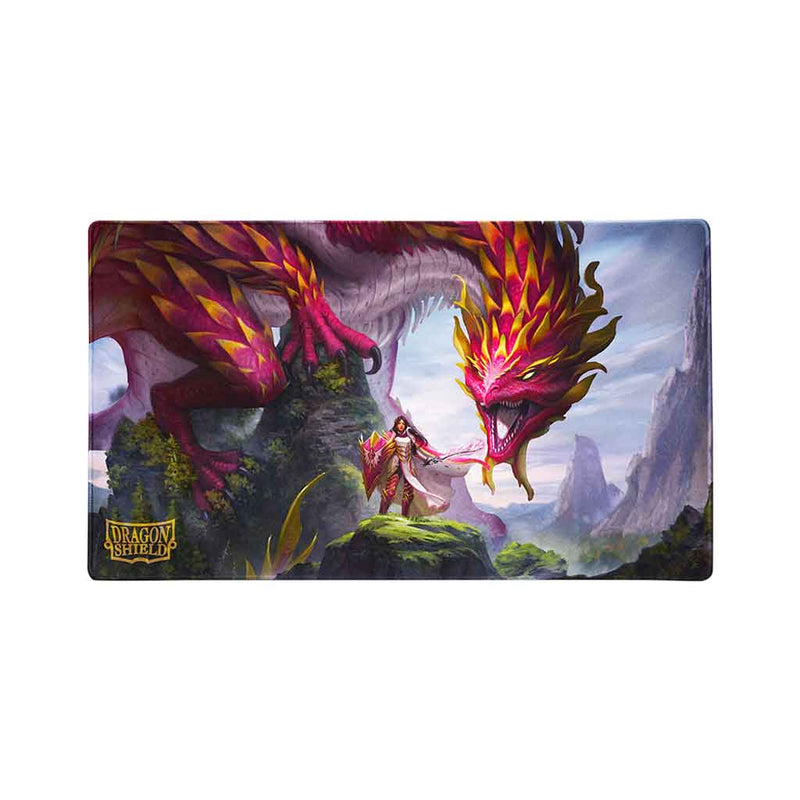 Playmat - Dragon Shield - Case and Coin - Pink Diamond Cornelia - Bea DnD Games