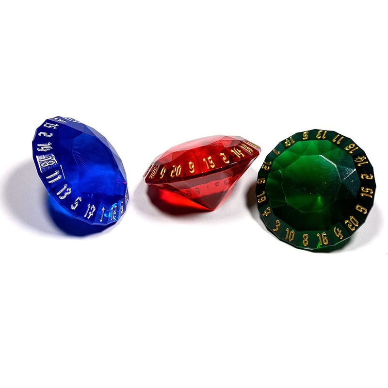 PolyHero Rogue d20 Gems - 3 d20 Set - Bea DnD Games