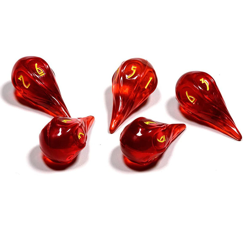 PolyHero Wizard 5d6 Fireballs Dragonfire - Bea DnD Games