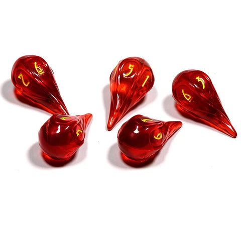 PolyHero Wizard 5d6 Fireballs Dragonfire - Bea DnD Games