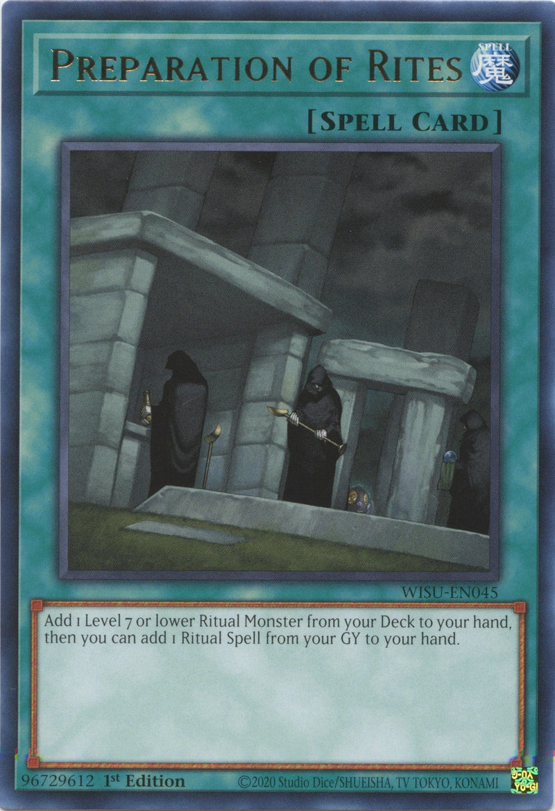 Preparation of Rites [WISU-EN045] Rare - Bea DnD Games