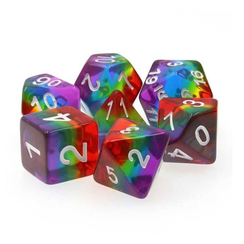 Pride Dice Set & Dice Bag - Support RAINBOW YOUTH with your purchase - Bea DnD Games