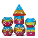 Primary Dice - Pride Dice Set & Dice Bag - Support RAINBOW YOUTH with your purchase - Bea DnD Games