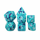 Primeval: Princess Oblivion - 7 Piece Polyhedral Dice Set + Dice Bag (Kraken Dice) - Bea DnD Games