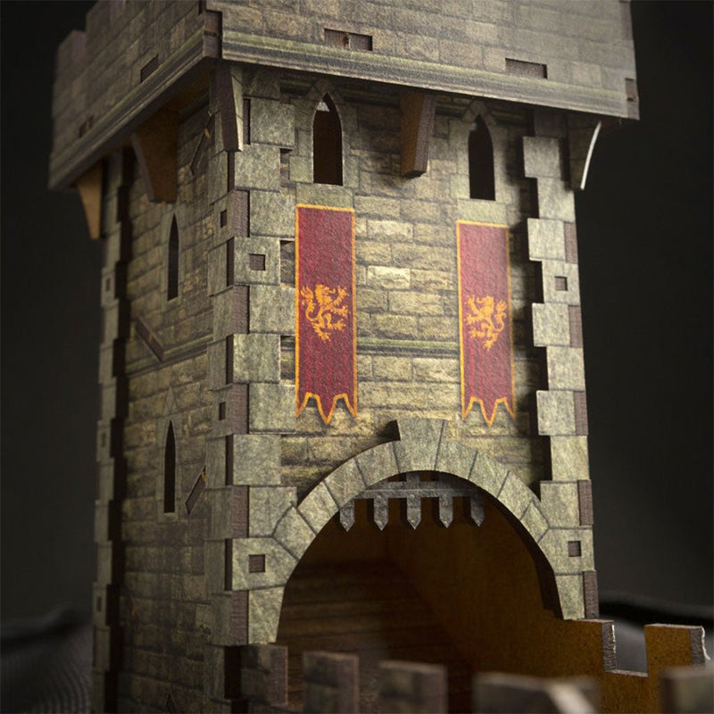Q Workshop Medieval Dice Tower (Precoloured) - Bea DnD Games