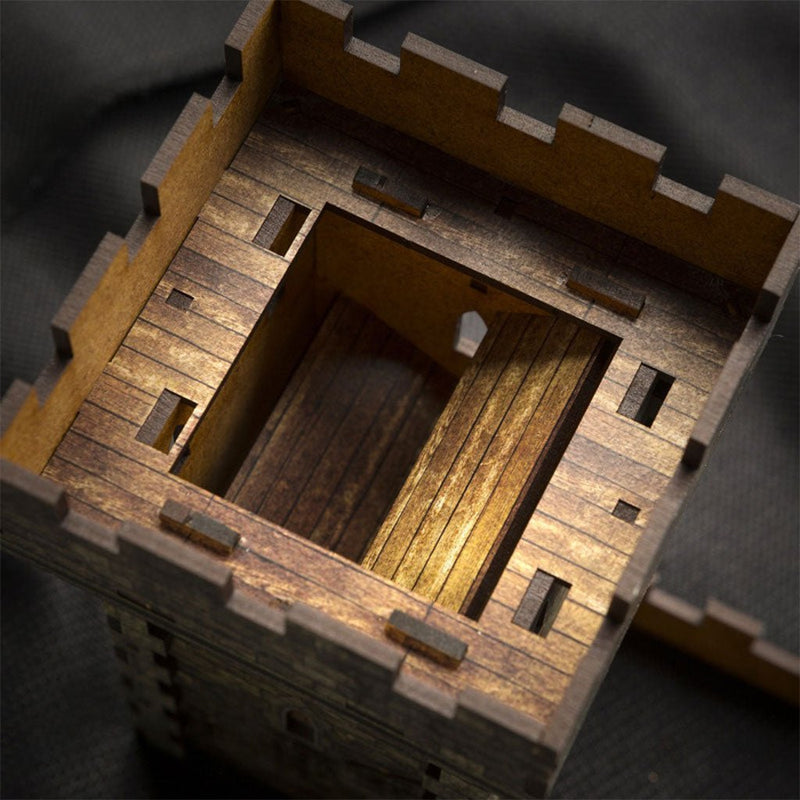 Q Workshop Medieval Dice Tower (Precoloured) - Bea DnD Games