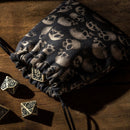 Q Workshop Skull Fullprint Dice Bag - Bea DnD Games