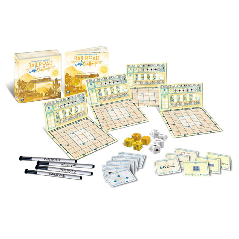 Railroad Ink Challenge Shining Yellow Edition - Bea DnD Games