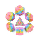 Rainbow Bridge Dice Set & Dice Bag - Support RAINBOW YOUTH with your purchase - Bea DnD Games