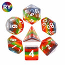 Rainbow Summer Dice Set & Dice Bag - Support RAINBOW YOUTH with your purchase - Bea DnD Games