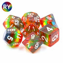 Rainbow Summer Dice Set & Dice Bag - Support RAINBOW YOUTH with your purchase - Bea DnD Games