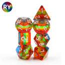 Rainbow Summer Dice Set & Dice Bag - Support RAINBOW YOUTH with your purchase - Bea DnD Games