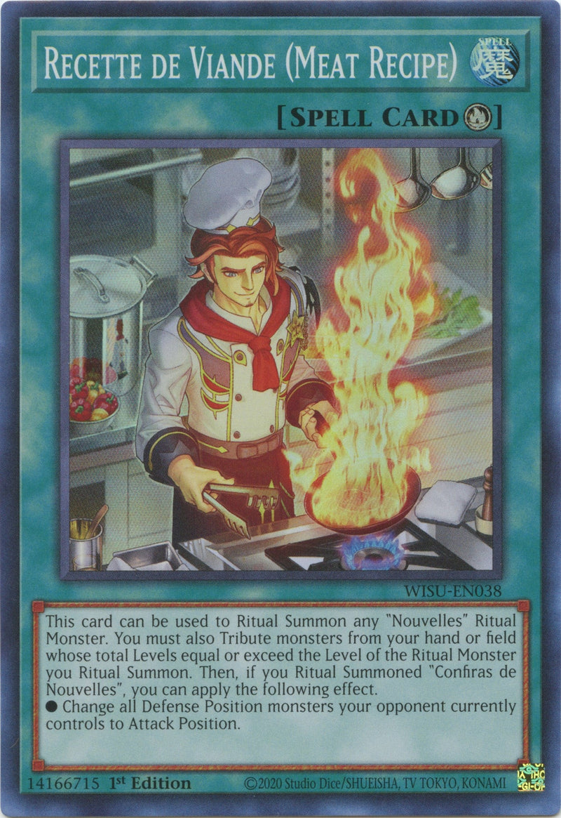 Recette de Viande (Meat Recipe) [WISU-EN038] Super Rare - Bea DnD Games