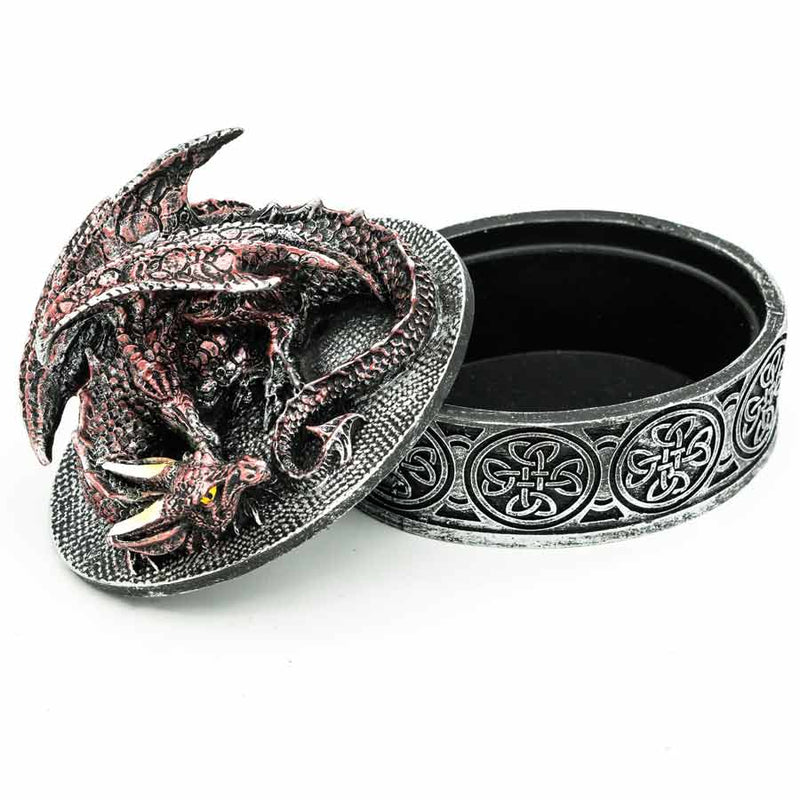 Red Dragon Dice Box - Bea DnD Games