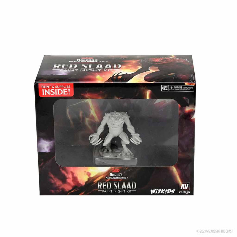 Red Slaad Paint Night Kit Marvelous Unpainted Miniatures - Bea DnD Games
