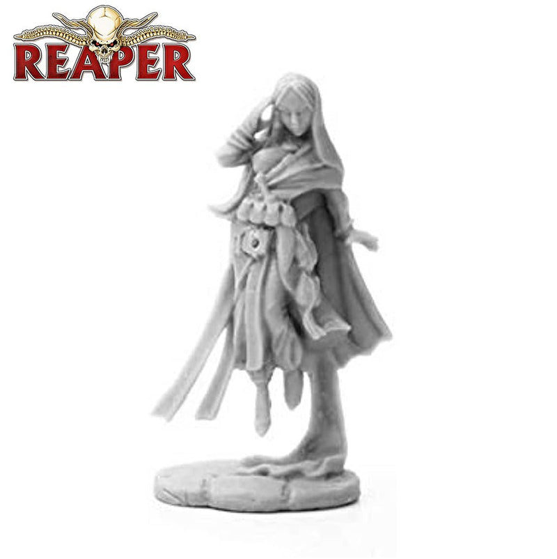 Rivani, Iconic Psychic - Pathfinder Bones Unpainted Miniatures by Reaper Miniatures - Bea DnD Games