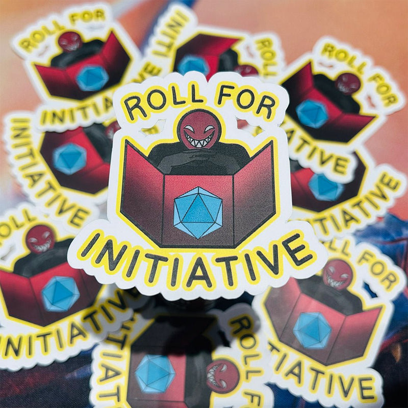 Roll for Initiative Sticker | Bea DnD Games - Bea DnD Games