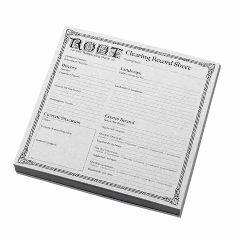 Root - The Roleplaying Game - GM Screen & Campaign Notepads - Bea DnD Games