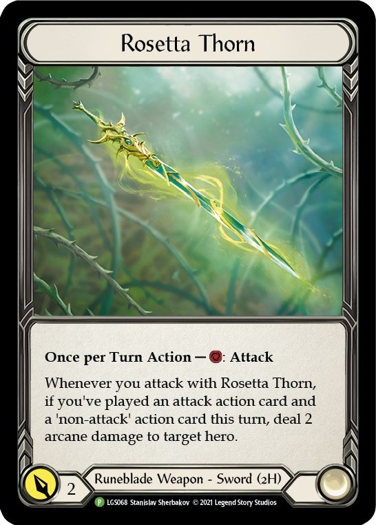 Rosetta Thorn [LGS068] (Promo) Cold Foil - Bea DnD Games