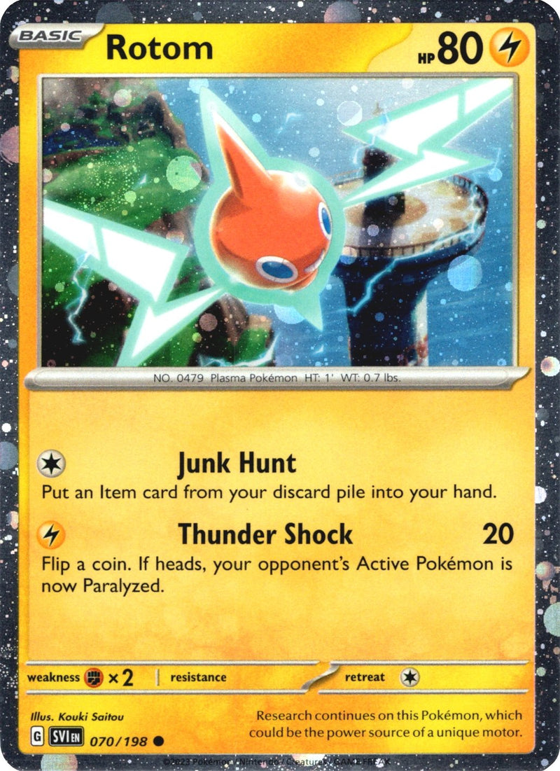 Rotom (070/198) (Theme Deck Exclusive) (Cosmos Holo) [Scarlet & Violet: Base Set] - Bea DnD Games
