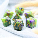 Royal Viper - 7 Piece Polyhedral Dice Set + Dice Bag - Bea DnD Games