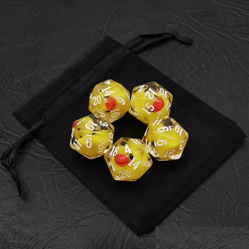 Rubber Ducky D20 Dice (Twenty Sided Dice) - Bea DnD Games