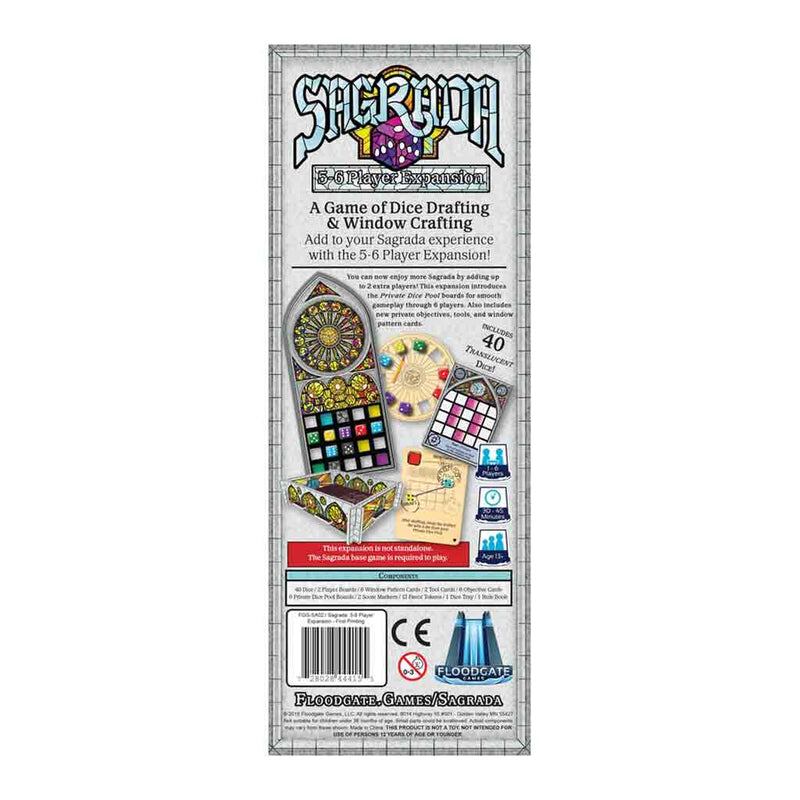 Sagrada 5-6 Player Expansion - Bea DnD Games