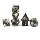 Saint-Saëns Handcrafted Sharp Edge Dice Set & Dice Case - Bea DnD Games