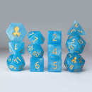 Sea Stout 12 Piece Dice Set with Gold Ink + Dice Bag (Kraken Dice) - Bea DnD Games