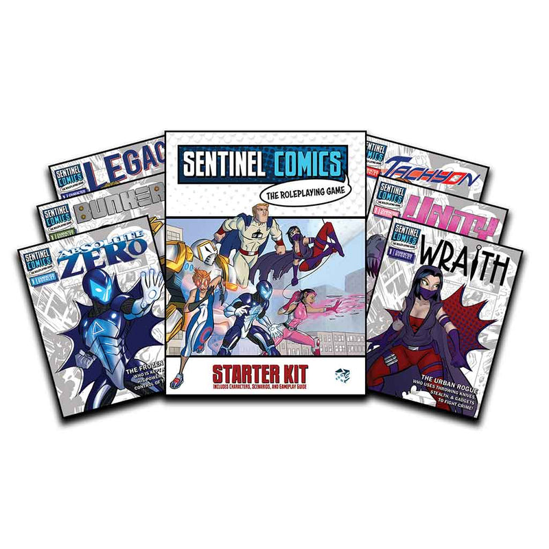 Sentinel Comics: The Roleplaying Game - Starter Kit - Bea DnD Games