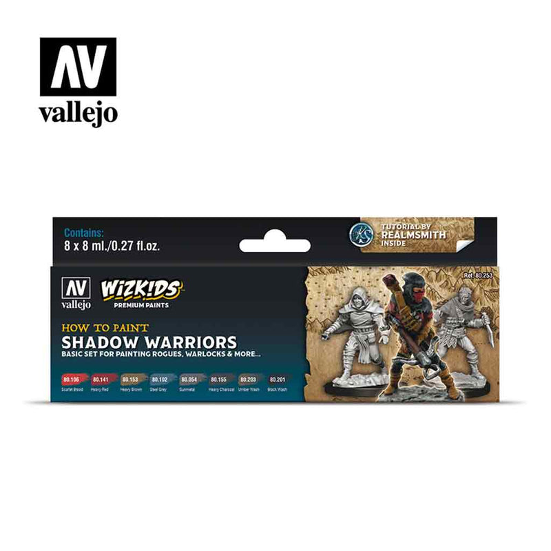 Shadow Warriors Wizkids Premium Paint Set by Vallejo - Bea DnD Games