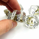 Shadowfell Koi - 7 Piece Polyhedral Dice Set + Dice Bag - Bea DnD Games