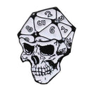 Skull D20 Enamel Pin - Bea DnD Games