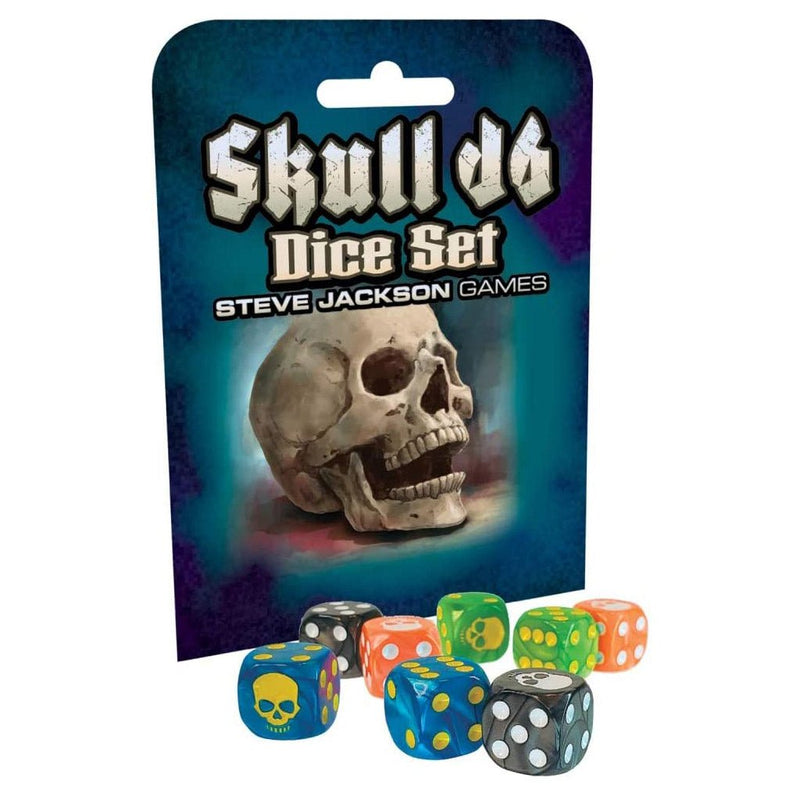 Skull D6 Dice Set (8d6's) - Bea DnD Games
