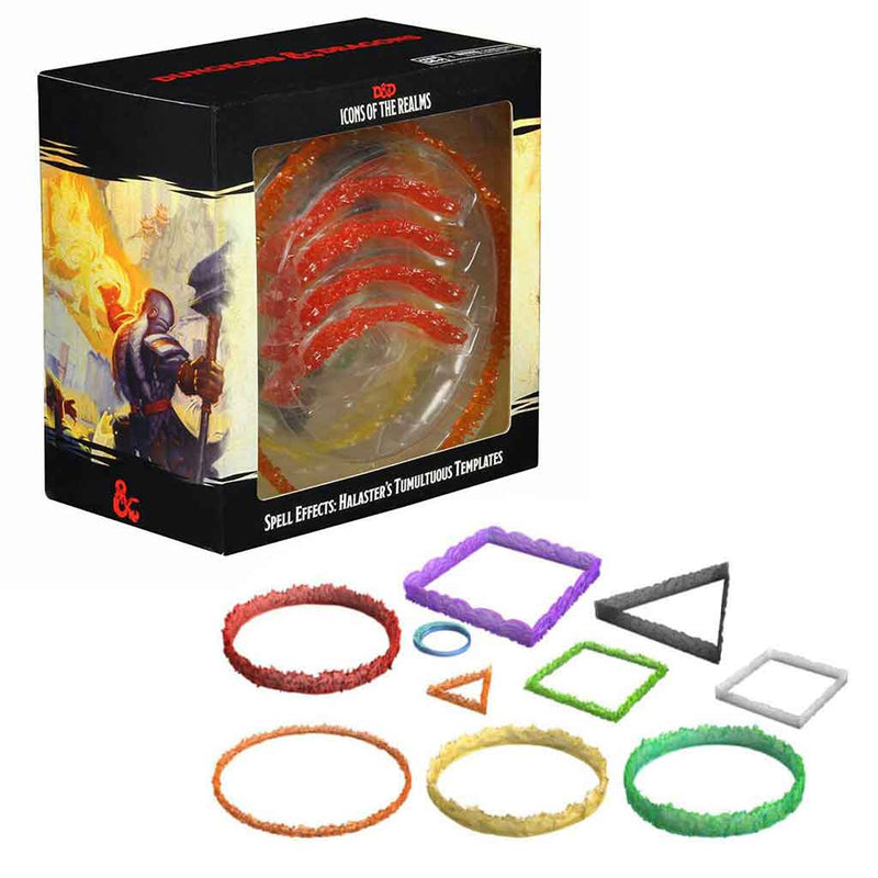 Spell Effects Halaster's Tumultuous Templates D&D Icons of the Realms Miniatures Premium Set - Bea DnD Games