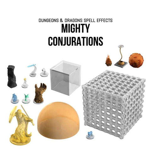 Spell Effects Mighty Conjurations D&D Icons of the Realms Miniatures Premium Set - Bea DnD Games