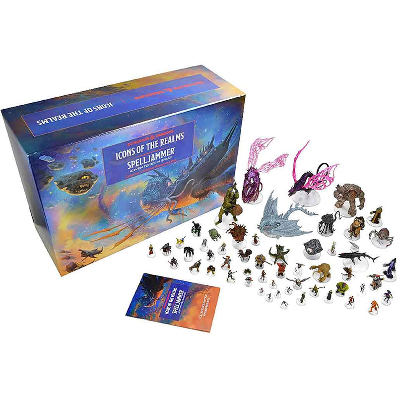 Spelljammer Adventures in Space Collectors Edition Miniatures Box - D&D Icons of the Realms Miniature Set - Bea DnD Games