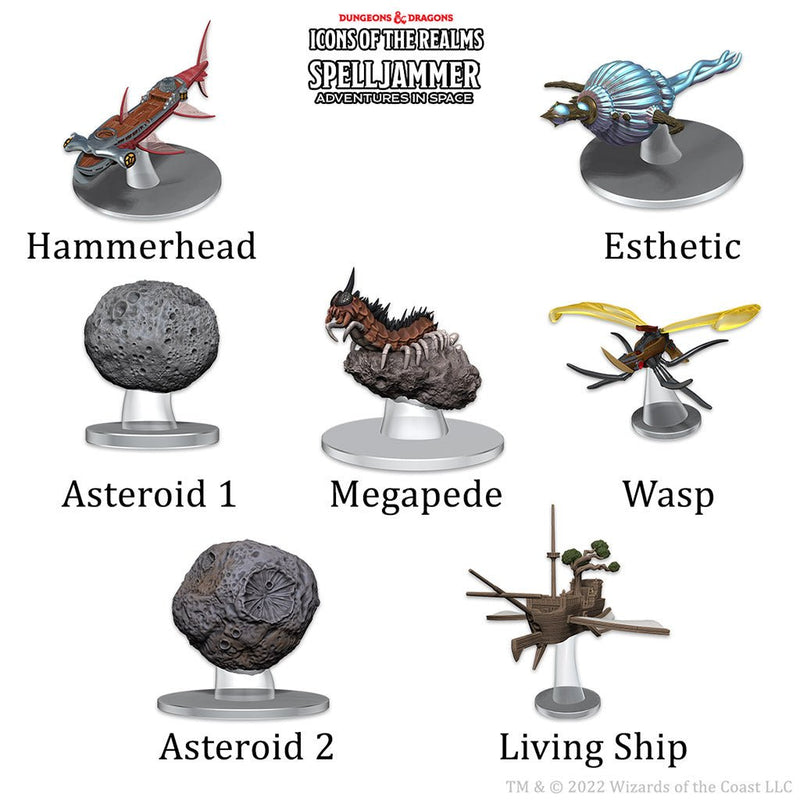 Spelljammer - Asteroid Encounters D&D Icons of the Realms Miniature Set - Bea DnD Games