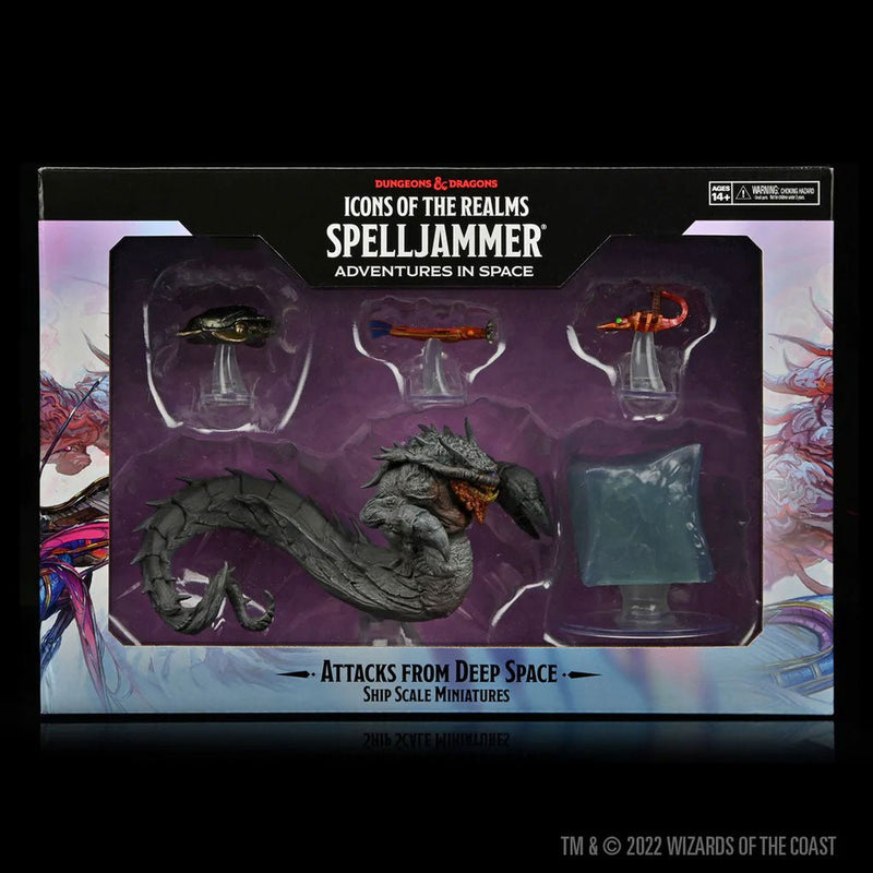 Spelljammer - Ship Scale Attacks from Deep Space D&D Icons of the Realms Miniature Set - Bea DnD Games