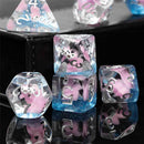 Squirrel Dice - 7 Piece Polyhedral Dice Set + Dice Bag - Bea DnD Games