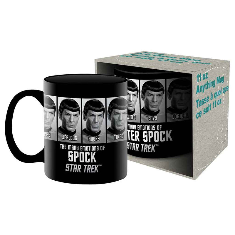 Star Trek The Many Emotions of Spock Coffee Mug - Bea DnD Games