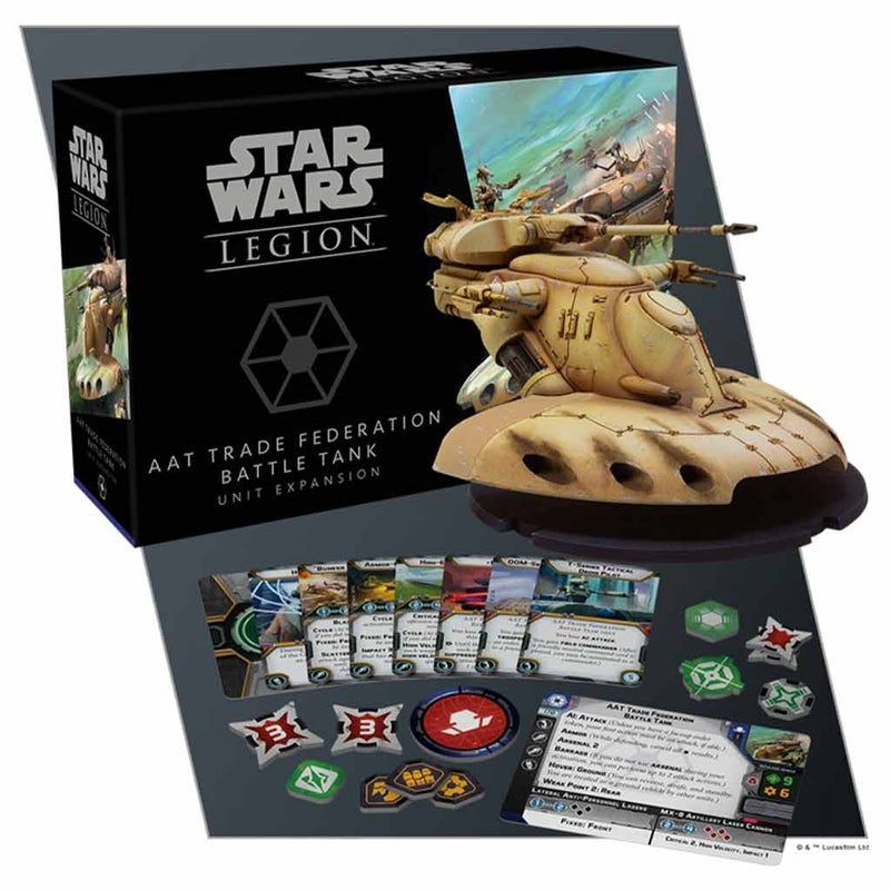 Star Wars Legion AAT Trade Federation Battle Tank Unit Expansion - Bea DnD Games
