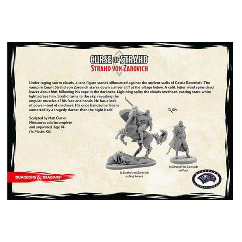 Strahd von Zarovich - Curse of Strahd D&D Collectors Series Unpainted Miniatures - Bea DnD Games