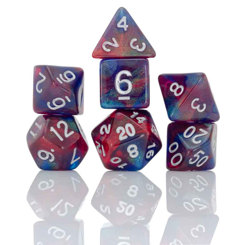 Summer Berries - Sirius Dice 8 Piece Polyhedral Dice Set - Bea DnD Games