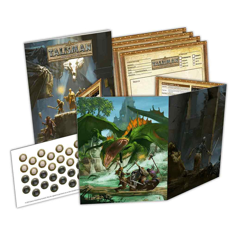 Talisman Adventures The Fantasy RPG Game Masters Kit - Bea DnD Games
