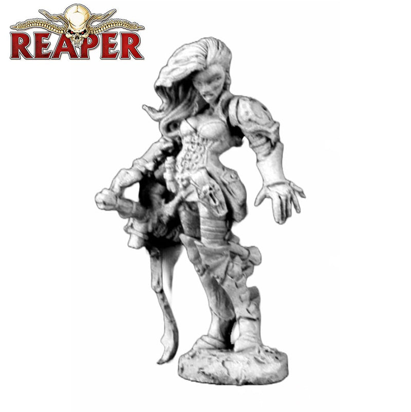 Terezinya, Bonepander Wizard - Dark Heaven Bones Unpainted Miniatures by Reaper Miniatures - Bea DnD Games