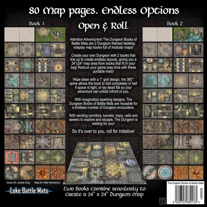 The Dungeon Books of Battle Mats - Bea DnD Games
