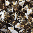 The Original Ice Cream Dice Rootbeer Float 11pc Dice Set( Handcrafted Dice) & Dice Case - Bea DnD Games
